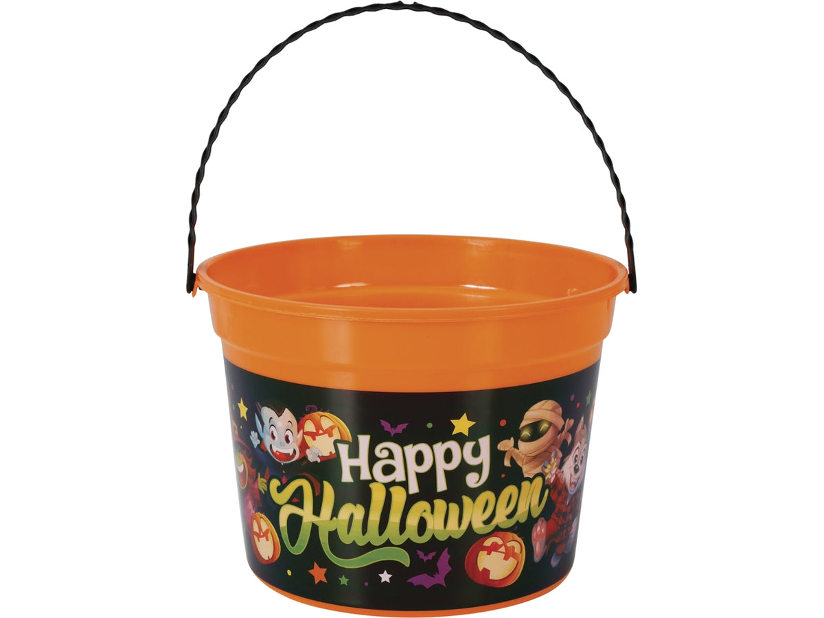 Cestino happy halloween 18x16cm
