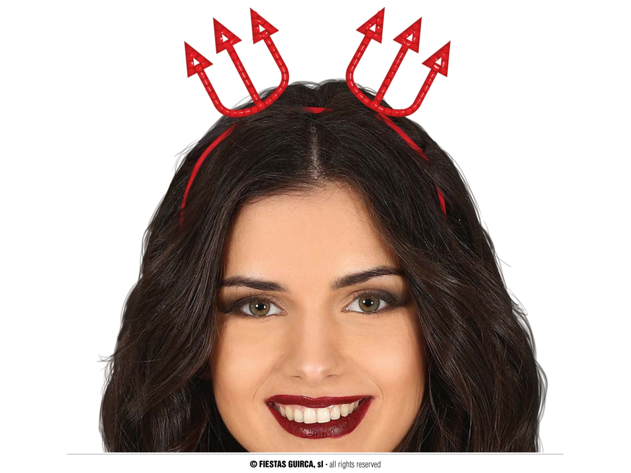 Cerchietto tridenti metallo