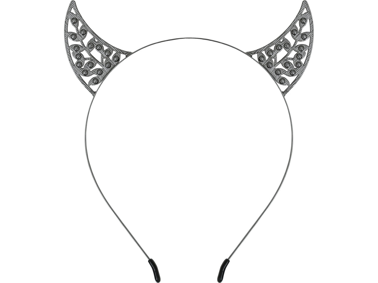 Cerchietto diavoletta con strass