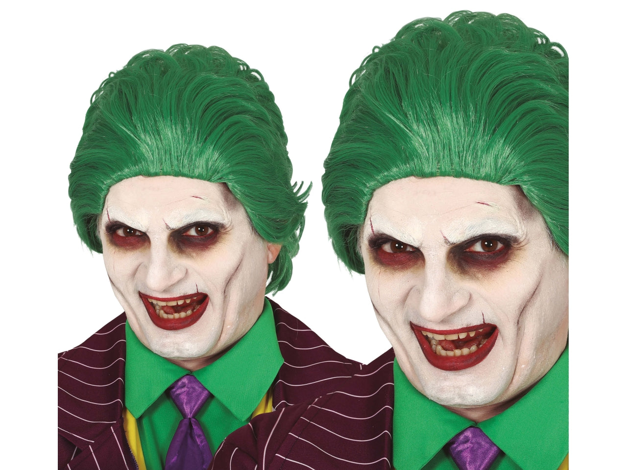 Parrucca buffone verde