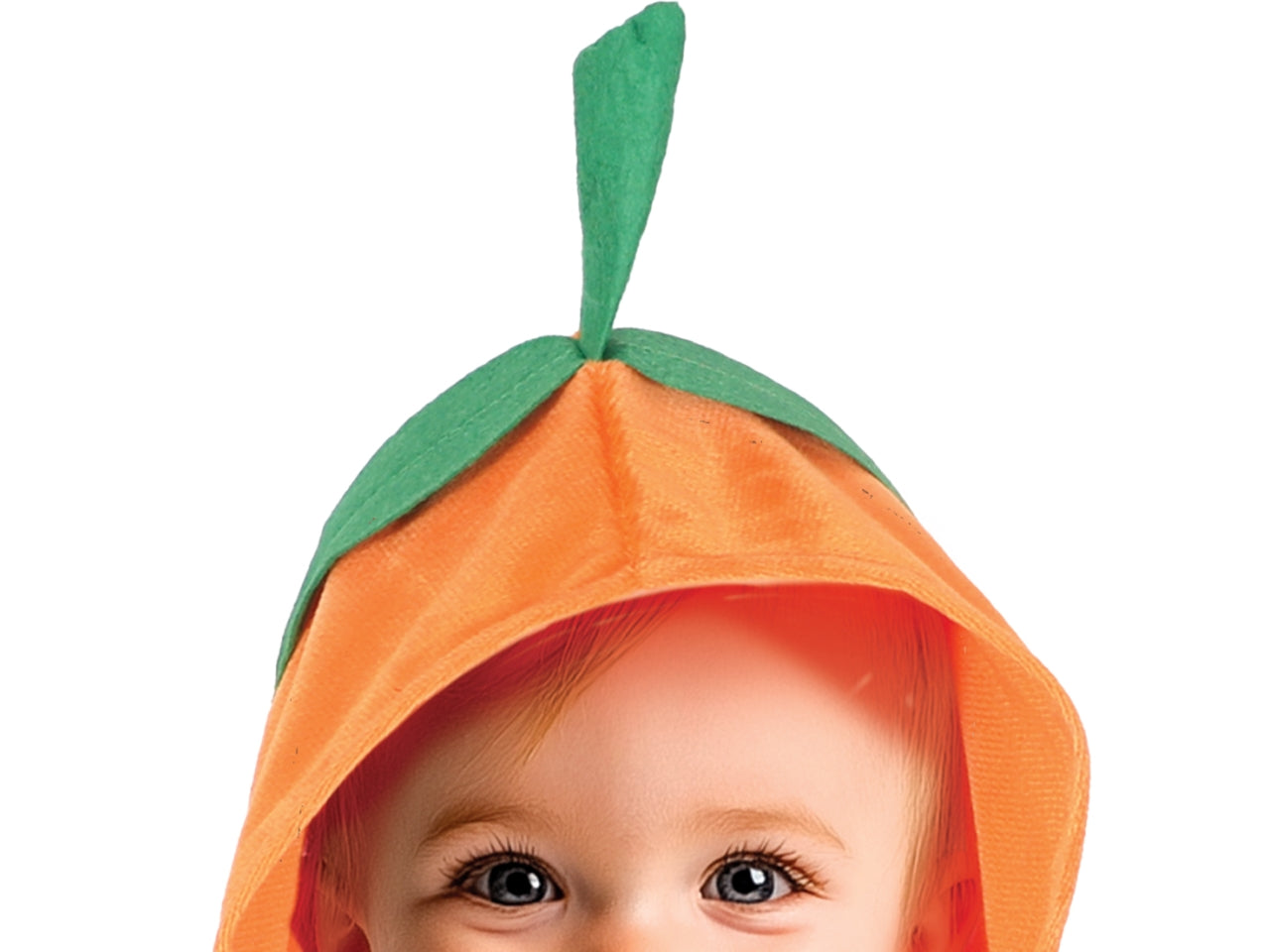 Costume poncho baby zucca 18/24 mesi
