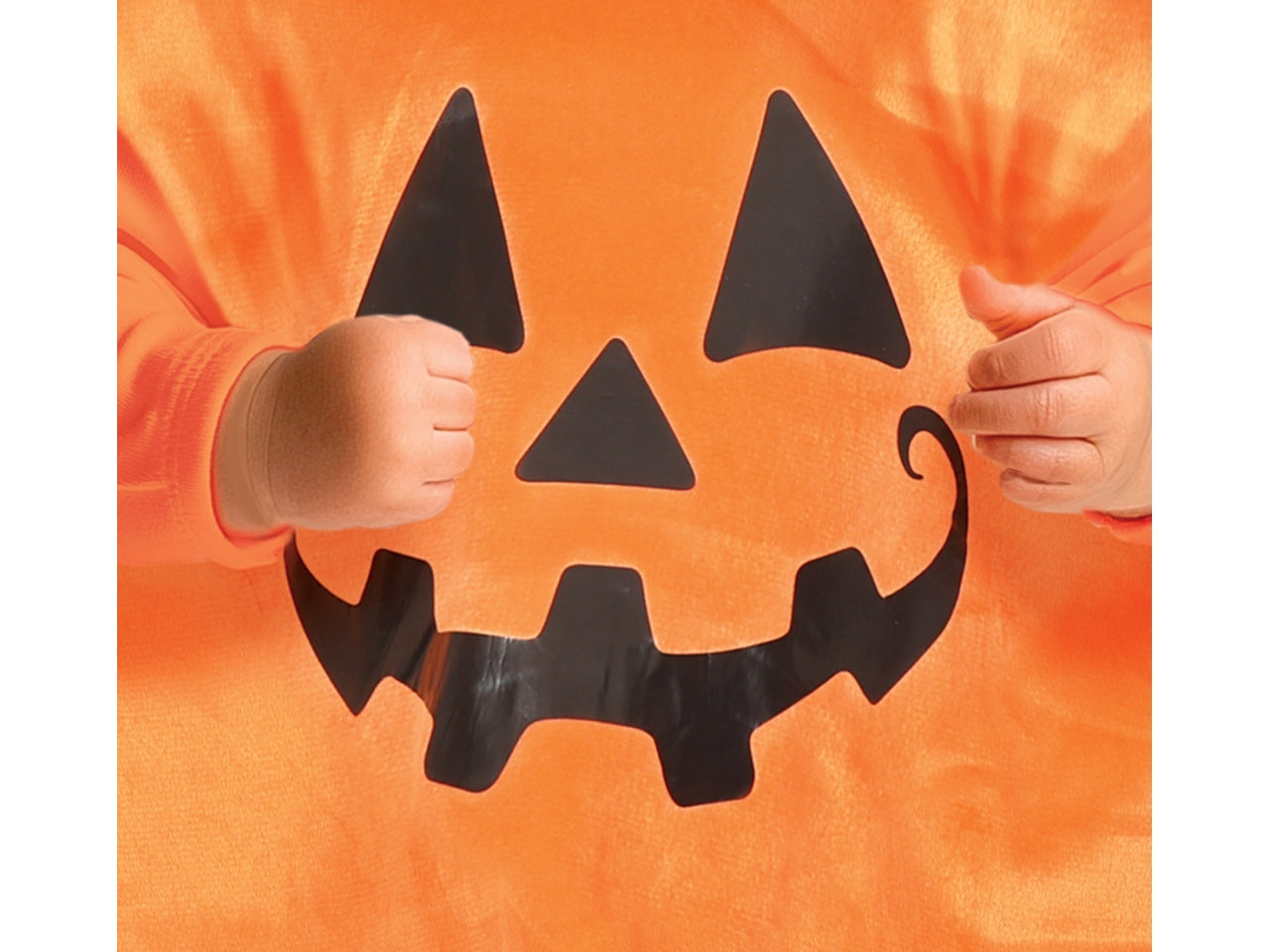 Costume poncho baby zucca 18/24 mesi