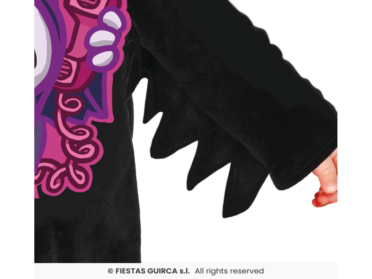 Costume baby fantasma nero 18/24 mesi