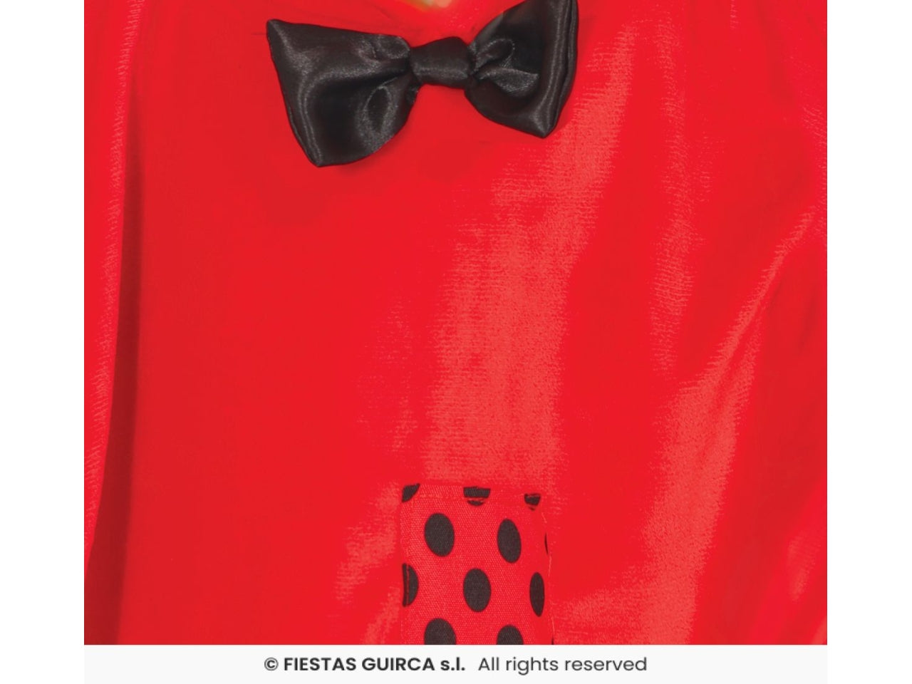 Costume poncho baby demone rosso 18/24 mesi