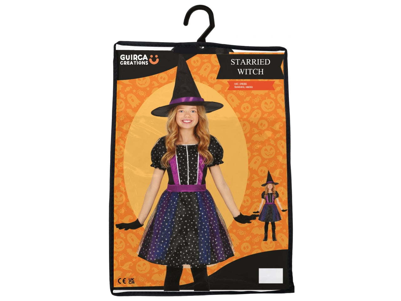 Costume streghetta nera 5/6 anni