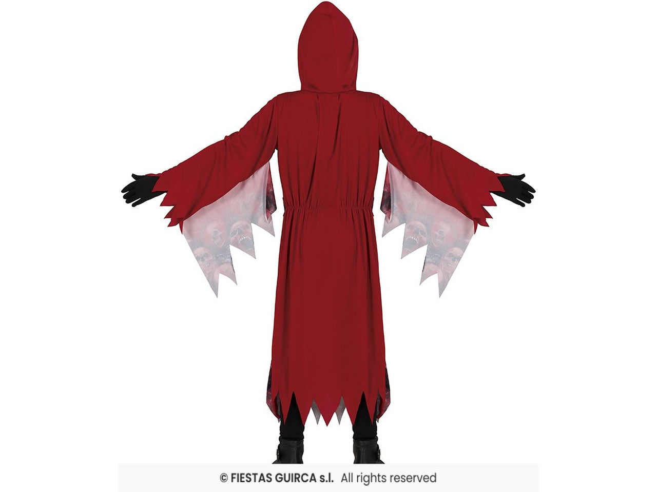 Costume red reaper 7/9 anni