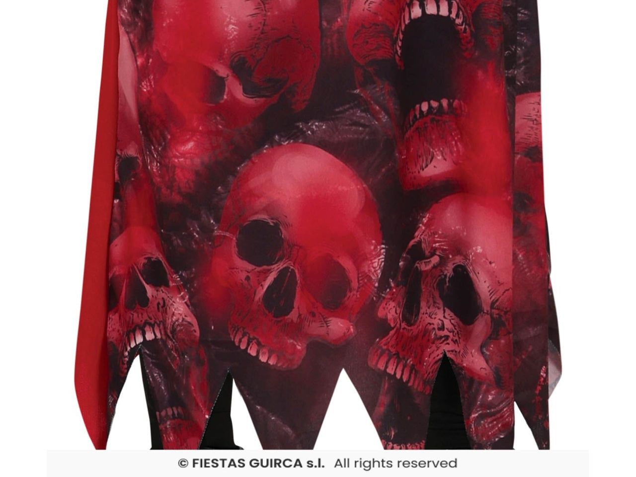 Costume red reaper 7/9 anni