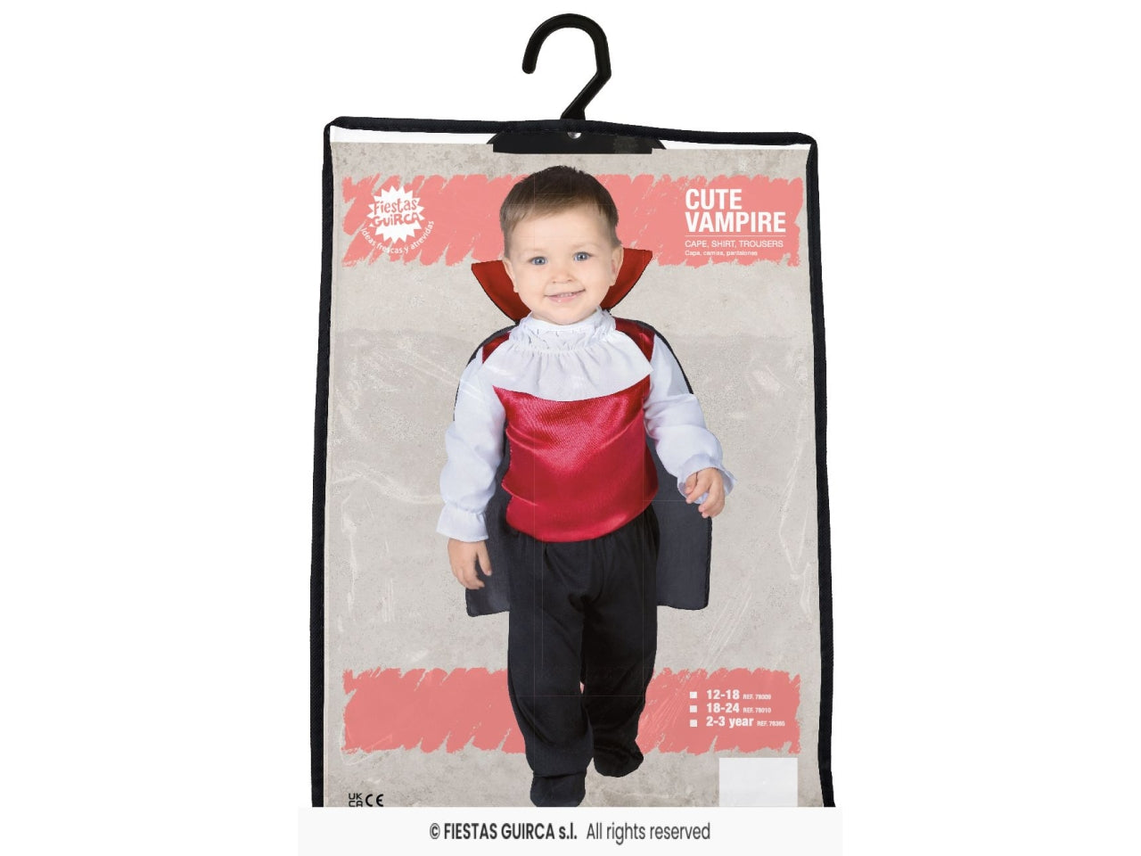Costume vampiro 2/3anni