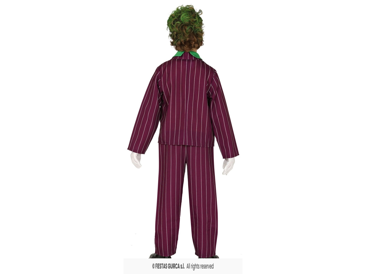 Costume cattivo pazzo 3/4 anni