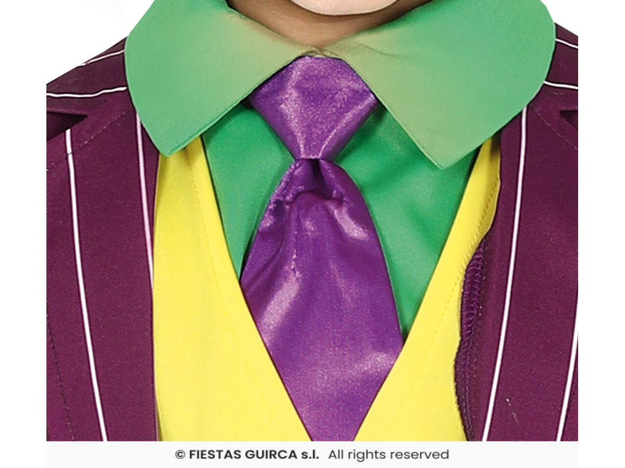 Costume cattivo pazzo 3/4 anni