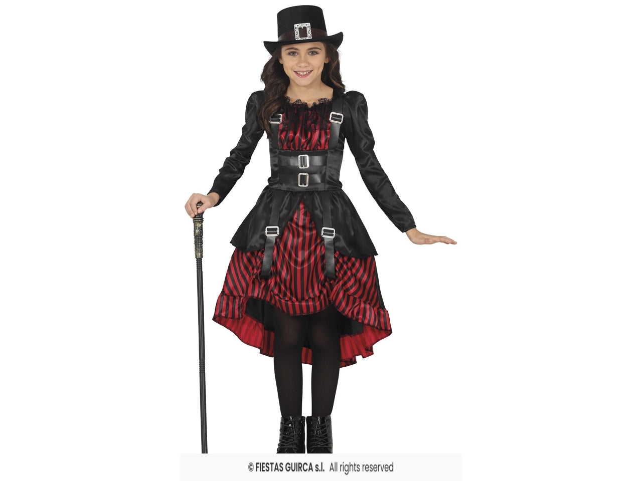 Costume gothic girl 5/6 anni
