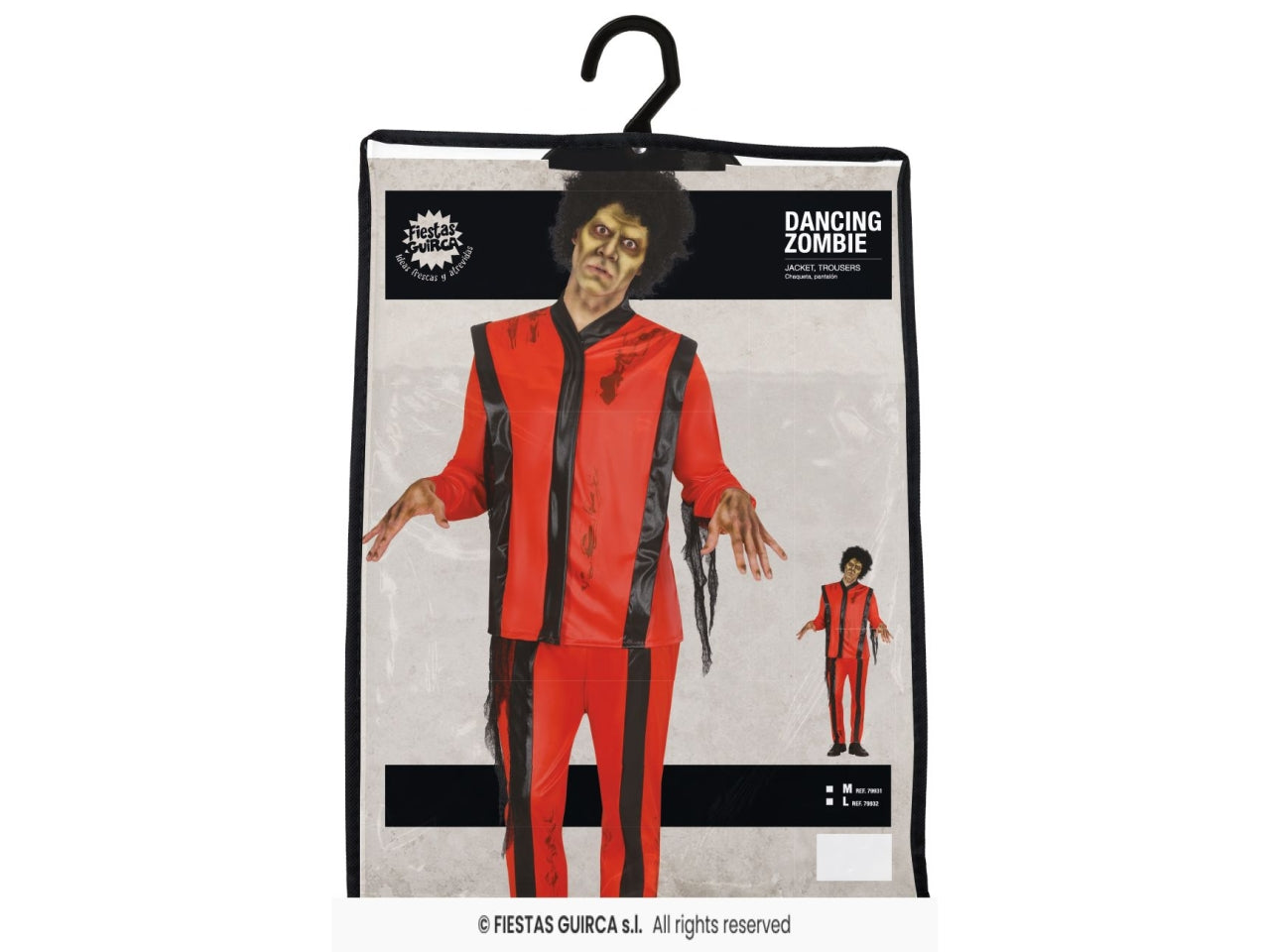 Costume dancing zombie adulto taglia M 48/50