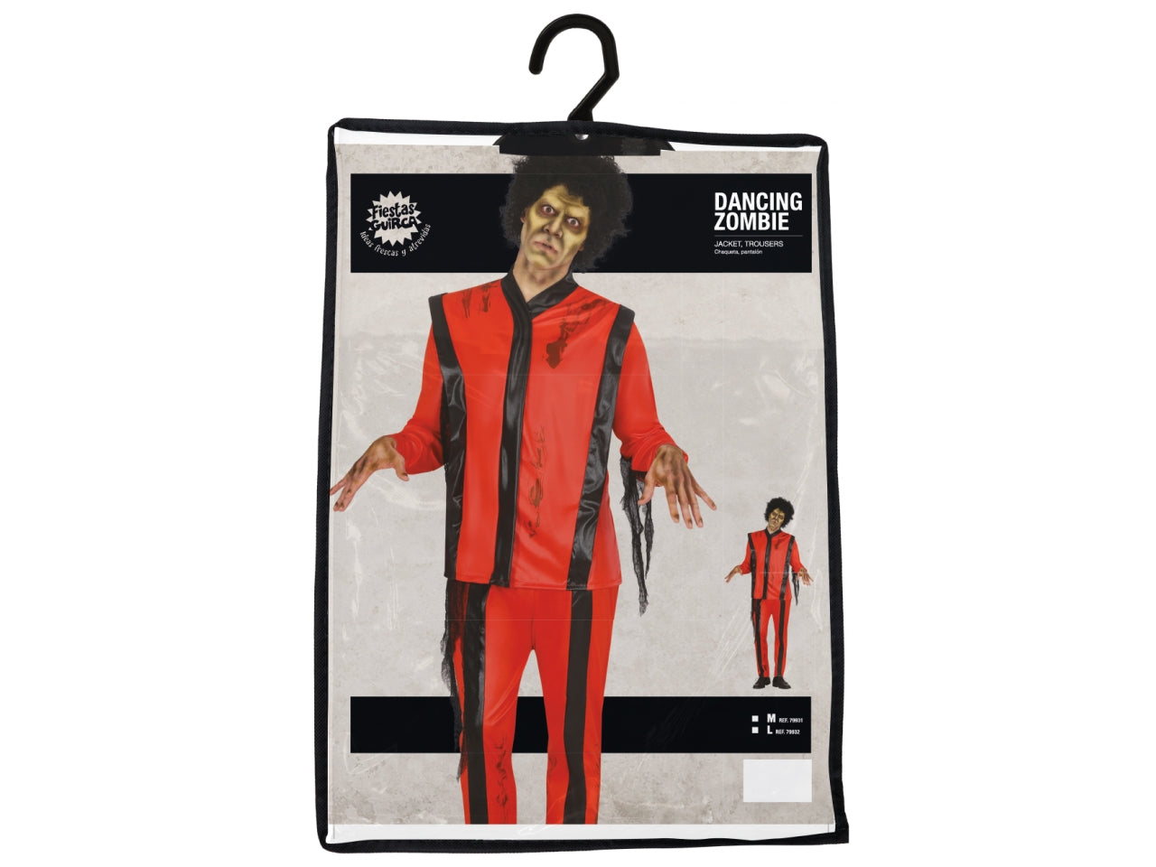 Costume dancing zombie adulto taglia L 52/54