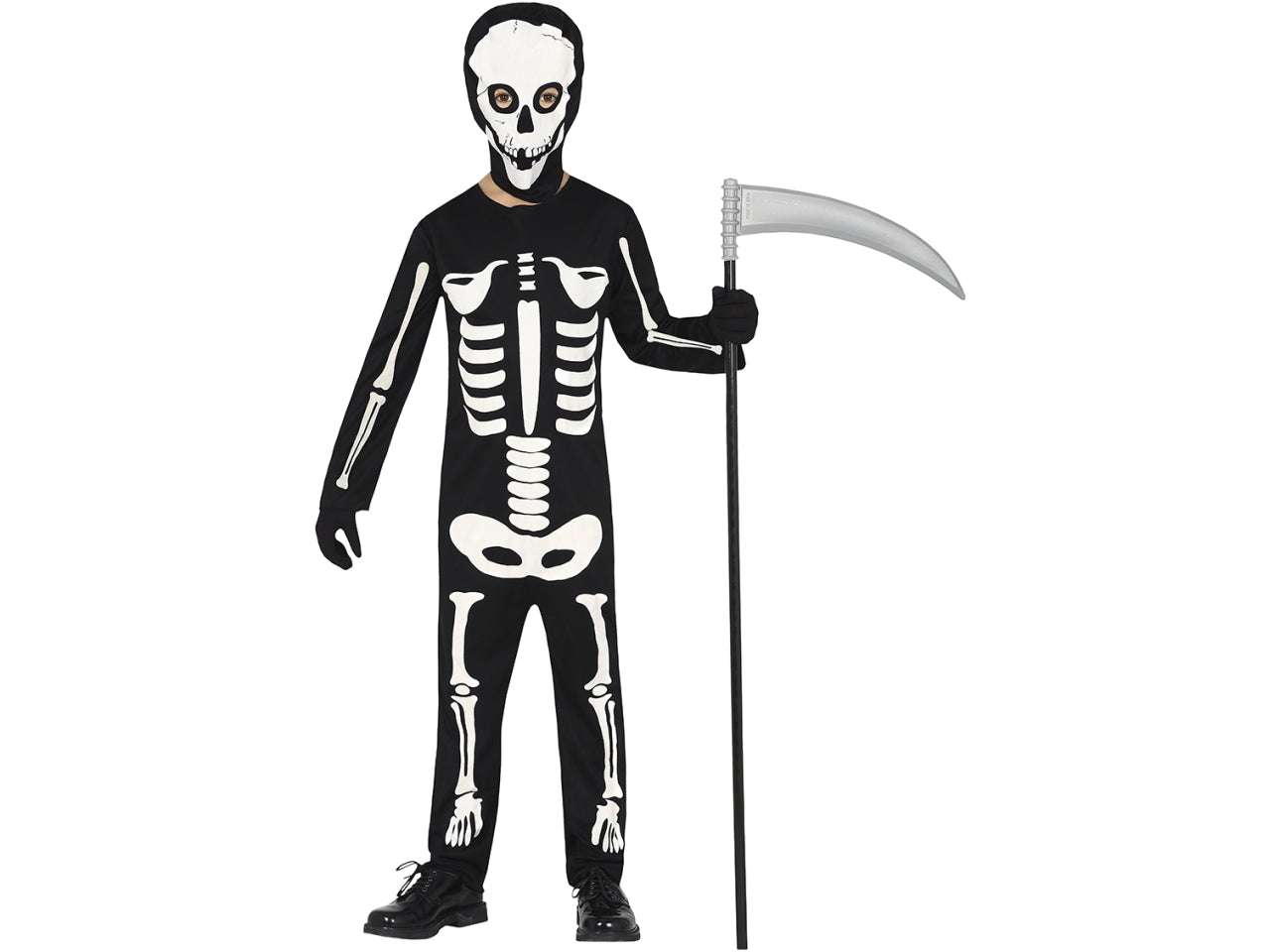 Costume scheletro 5/6 anni