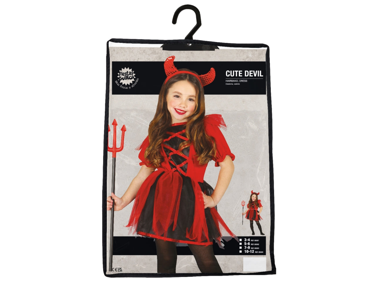 Costume diavolessa 3/4 anni