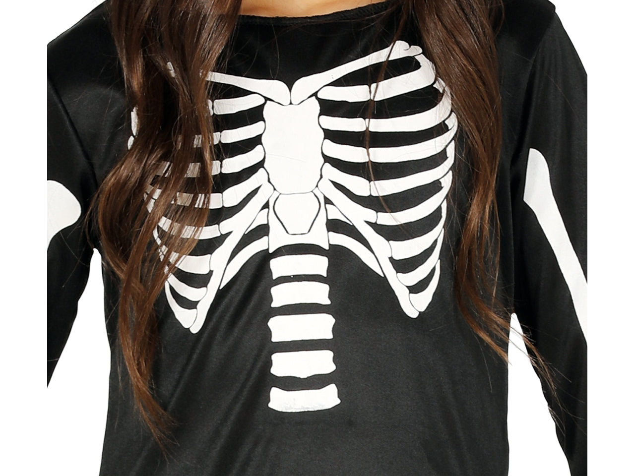 Costume scheletro bimba 5/6 anni