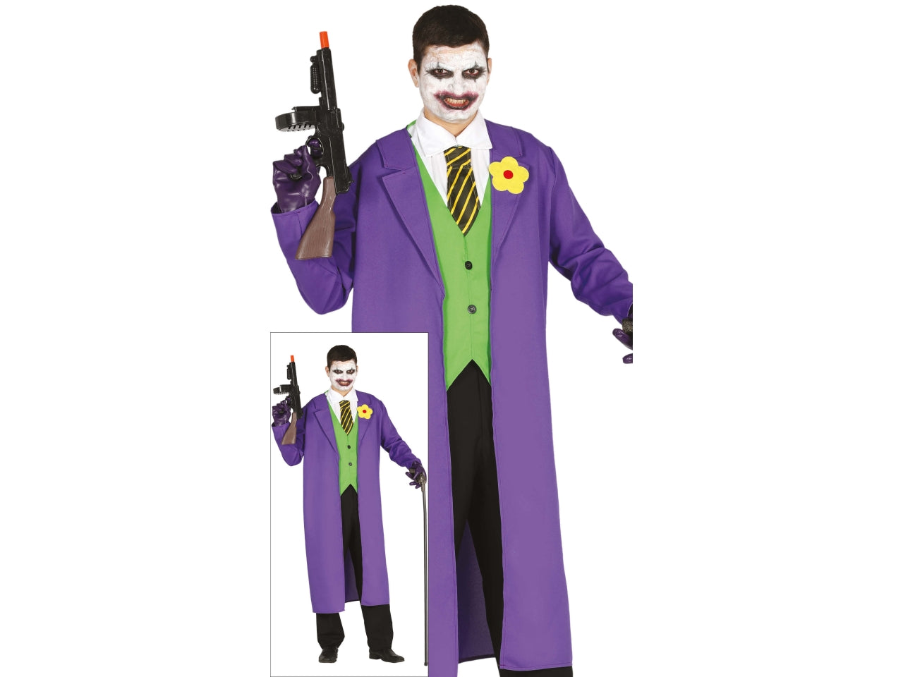 Costume buffone assasino adulto taglia XL54/56