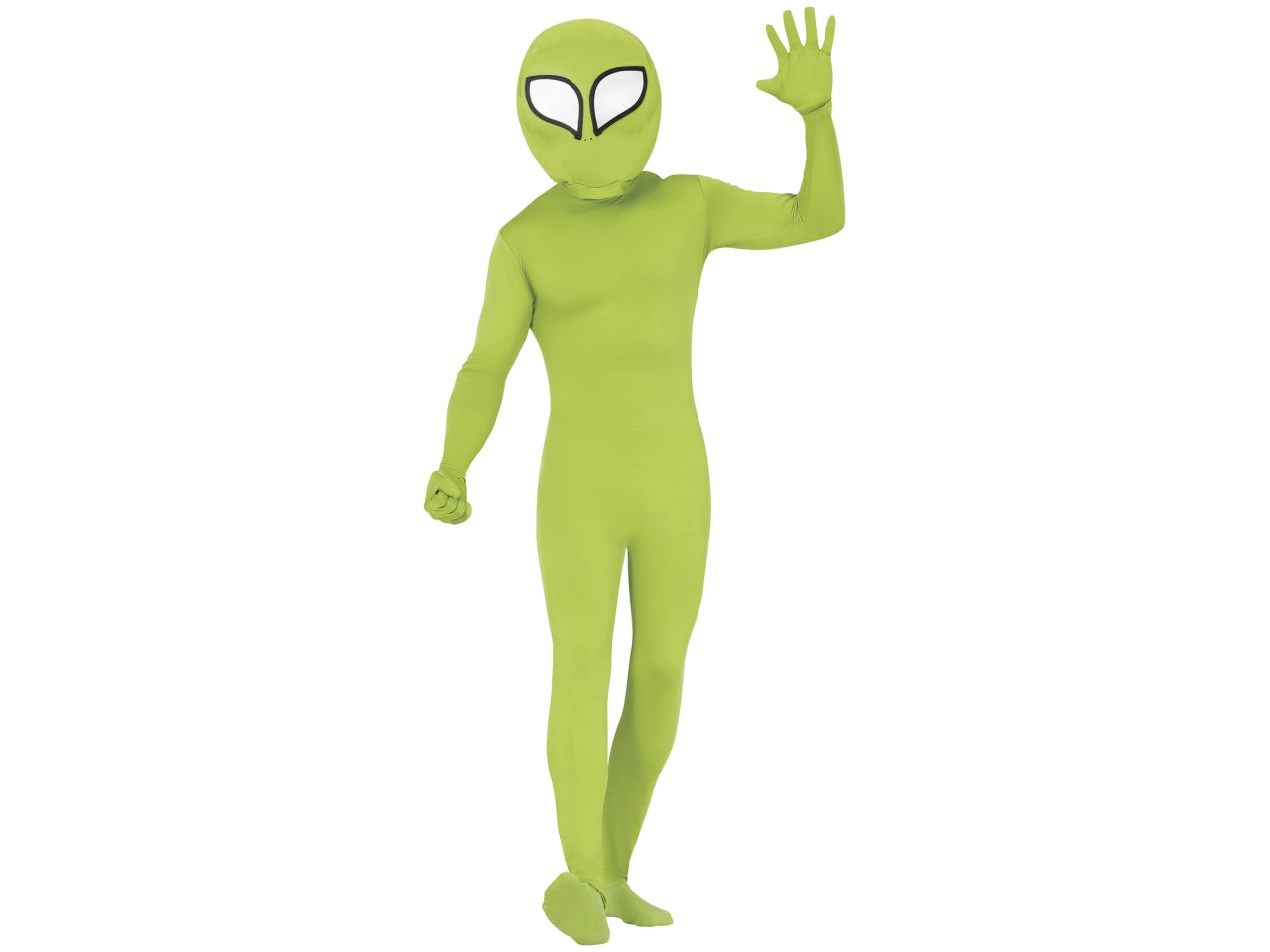 Costume alieno adulto taglia S 46/48