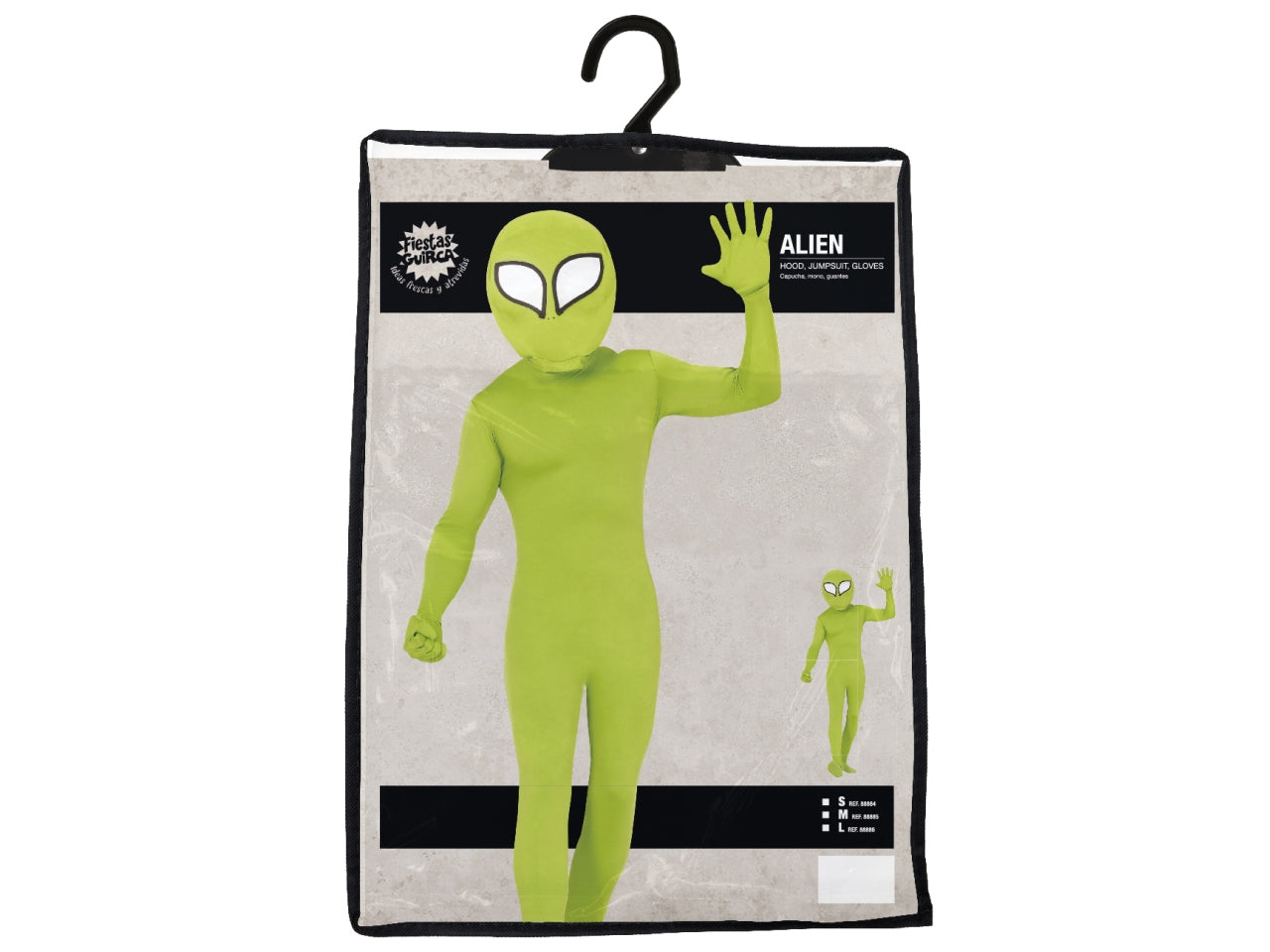 Costume alieno adulto taglia L 52/54