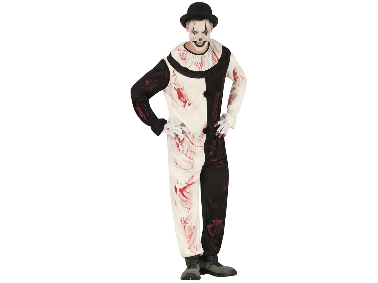 Costume clown terrificante adulto taglia M 48/50