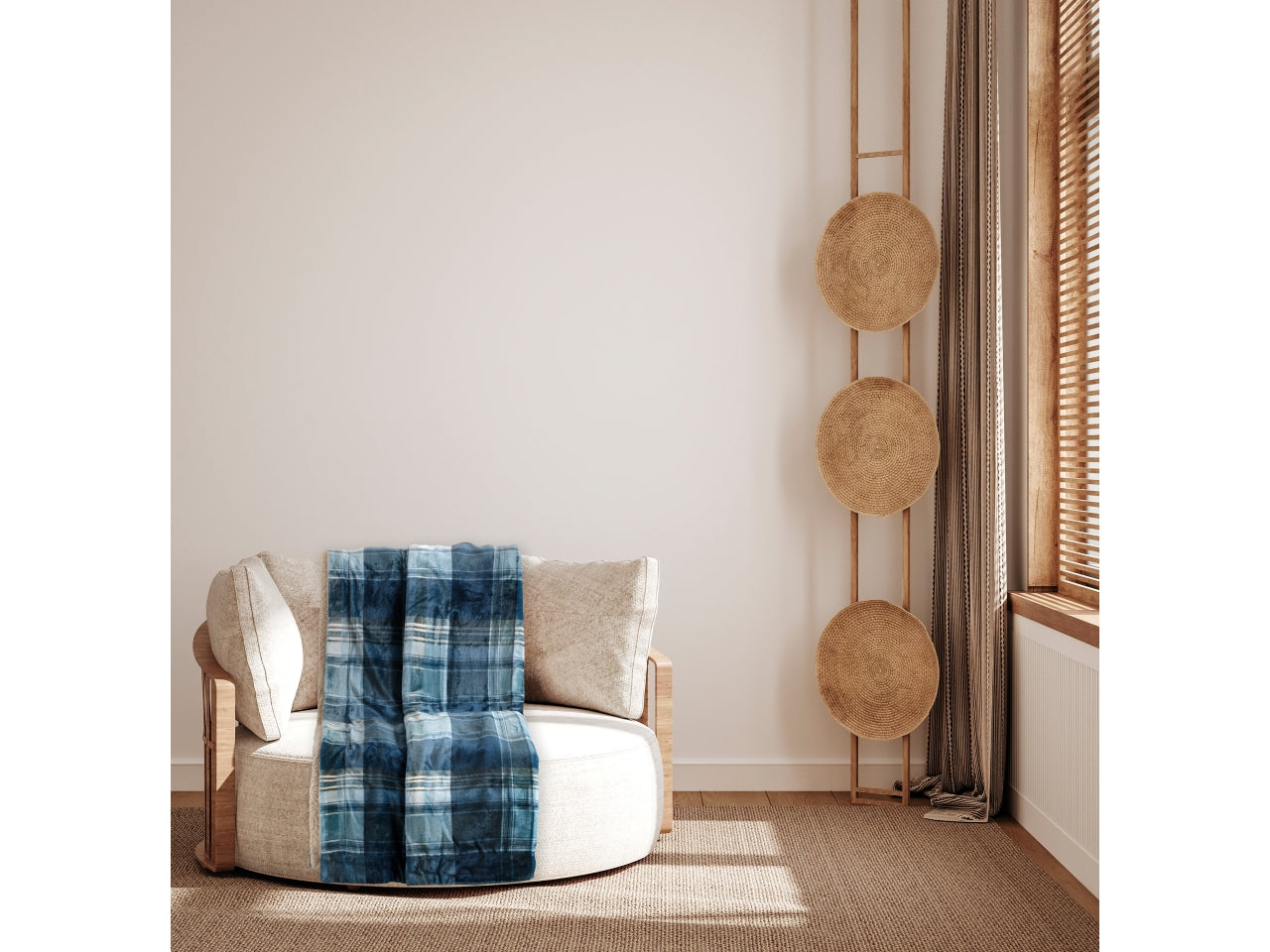 Milot plaid stampato 130x160cm in colorazione assortite
