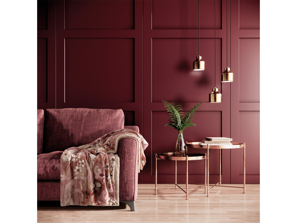 Brighet plaid stampato 130x160cm in colorazione assortite