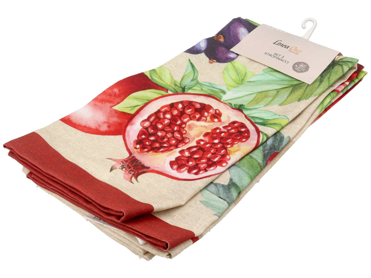 Fluet set  3 strofinacci stampa digitale 50x70cm colorazione unica