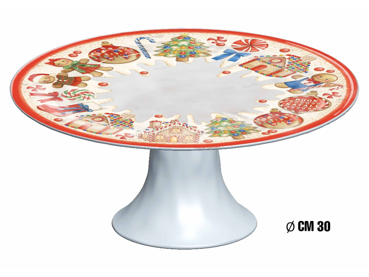 Alzata melamina d.30cm decorazione marzapane