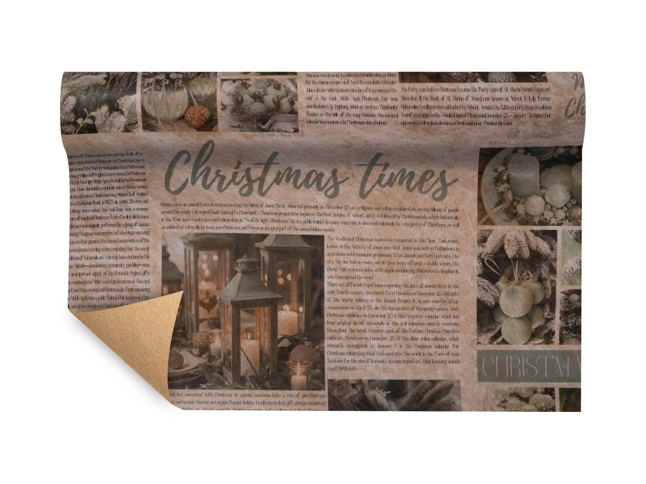 Bobina paper-fibra christmas times 750mmx9mt colore 19