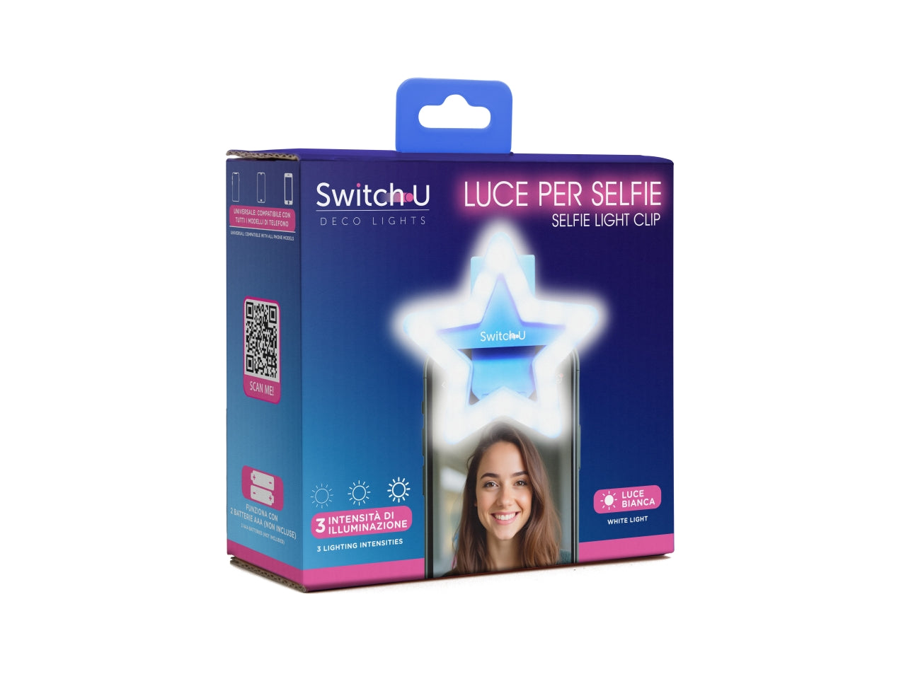 Luce led per selfie cuore o stella I.8