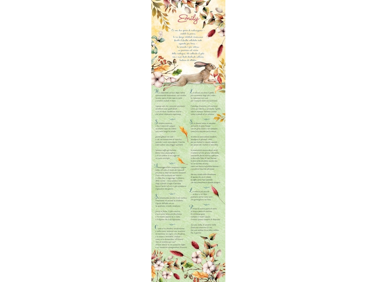 Calendario emily stretto 2026