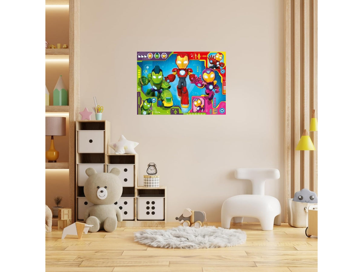 Puzzle 24 pz giant pavimento Iron Man