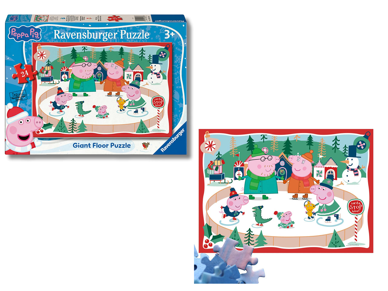 Puzzle 24 pz giant pavimento Peppa Pig
