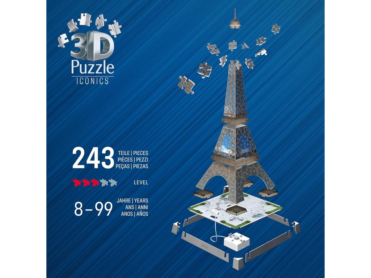 Puzzle 3d Tour Eiffel