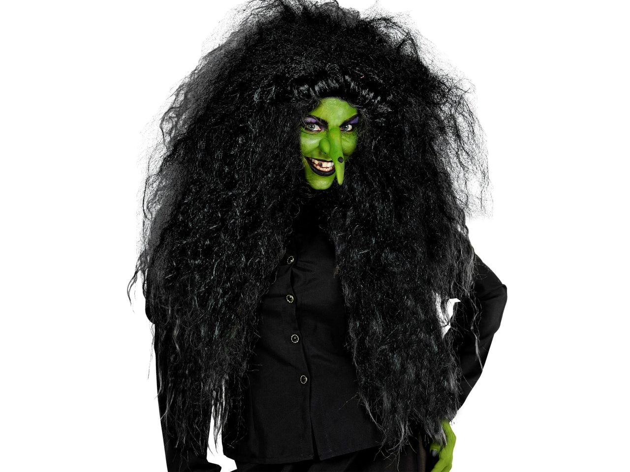 Parrucca frise' sovradimensionata nera