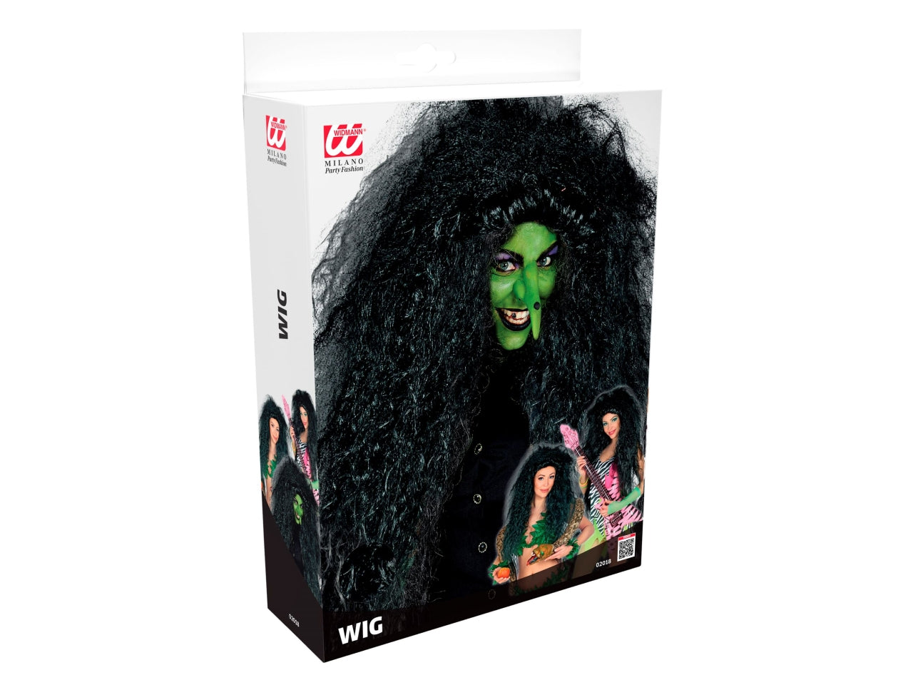 Parrucca frise' sovradimensionata nera