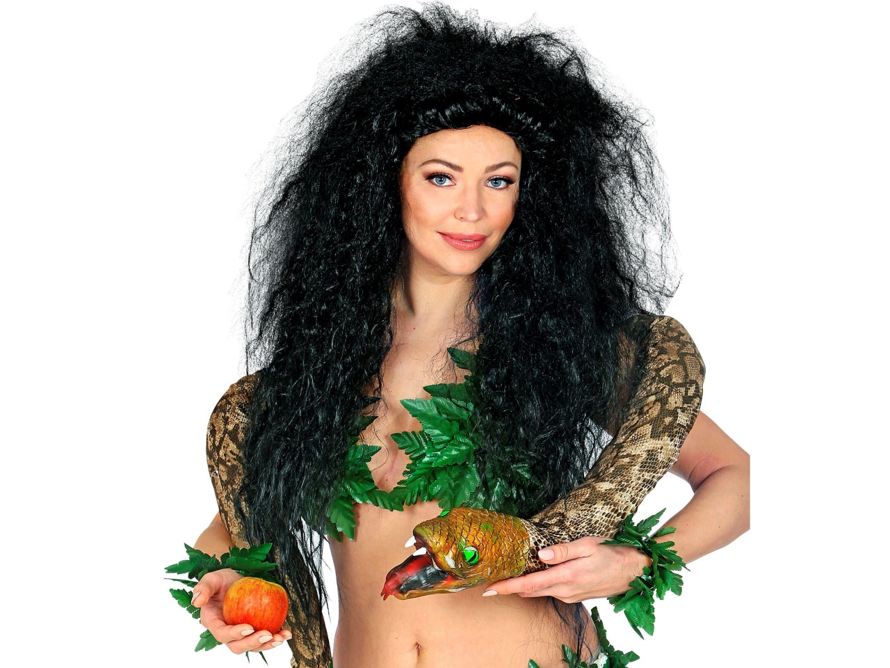 Parrucca frise' sovradimensionata nera