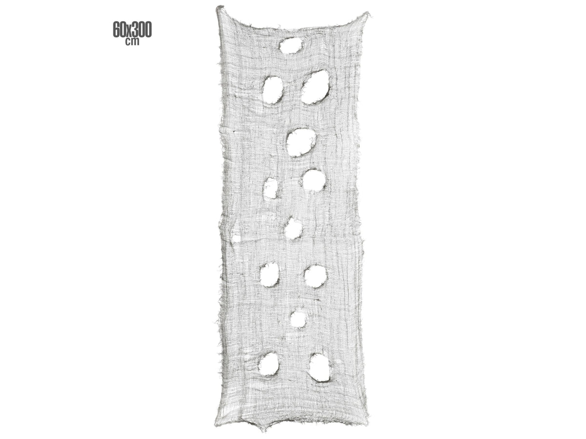 Tessuto decorativo horror grigio 60x300cm