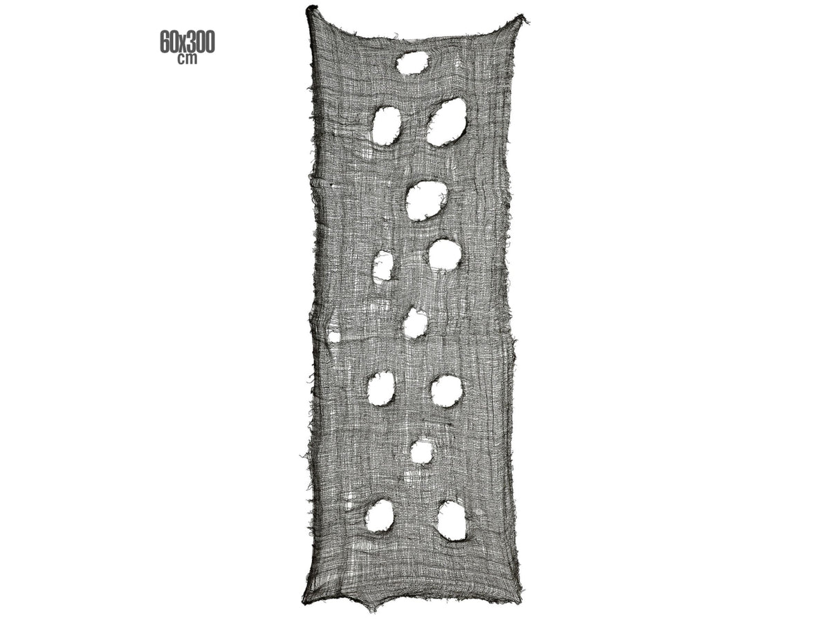 Tessuto decorativo horror nero 60x300cm