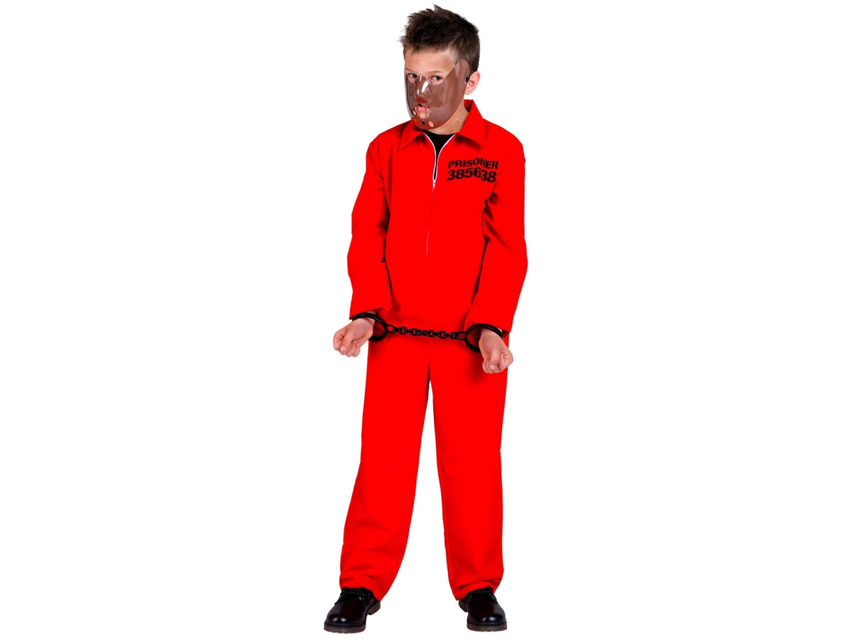 Costume carcerato 140cm 8-10anni