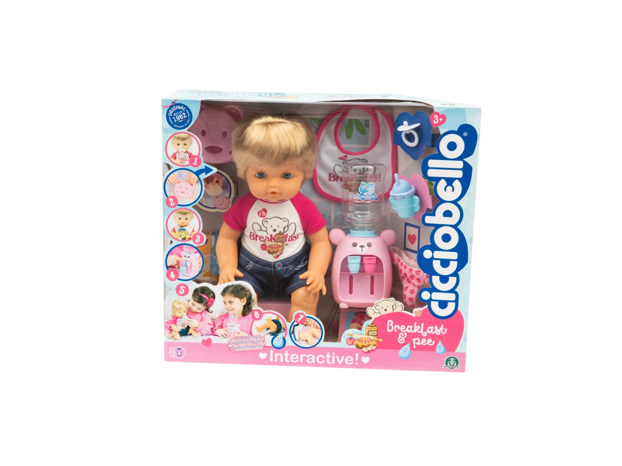 Cicciobello breakfast pee