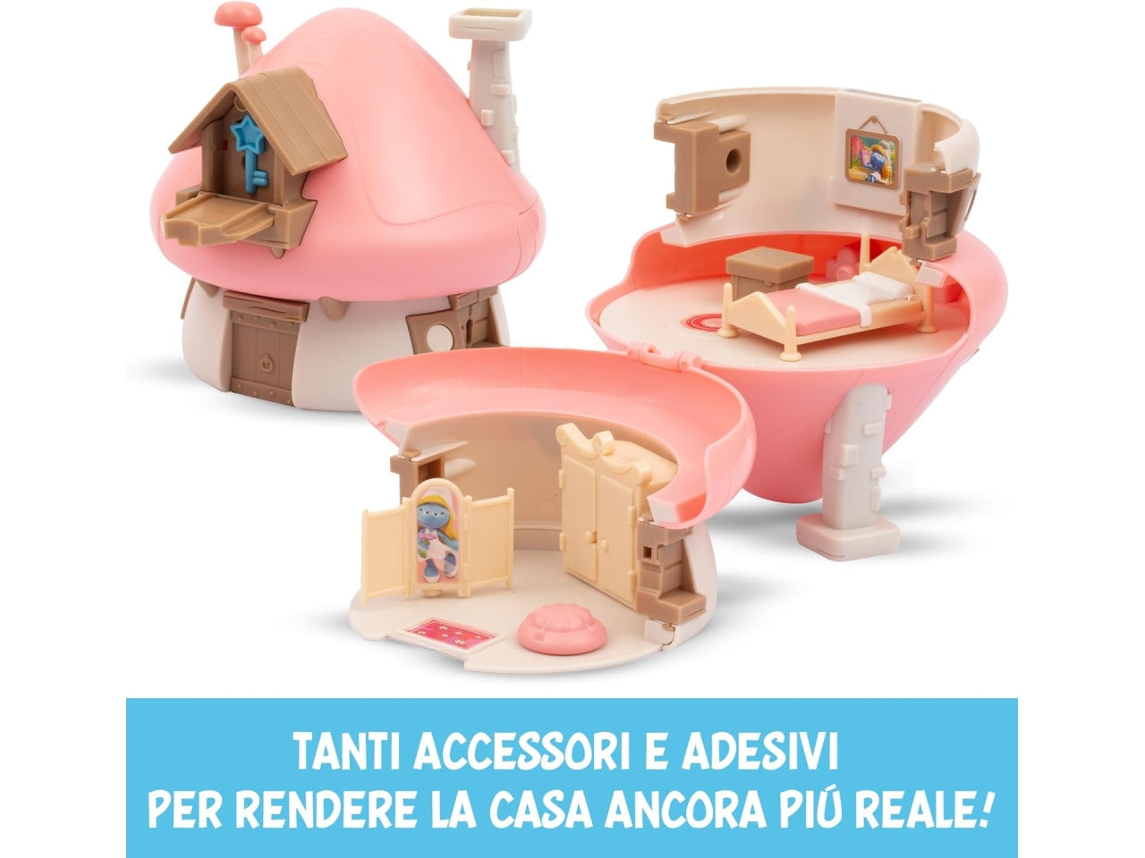 Puffi playset casa puffetta
