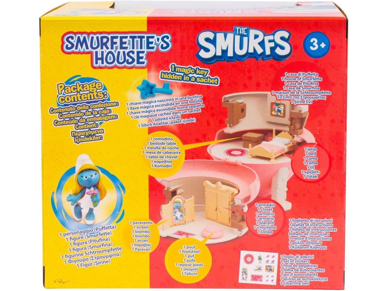 Puffi playset casa puffetta