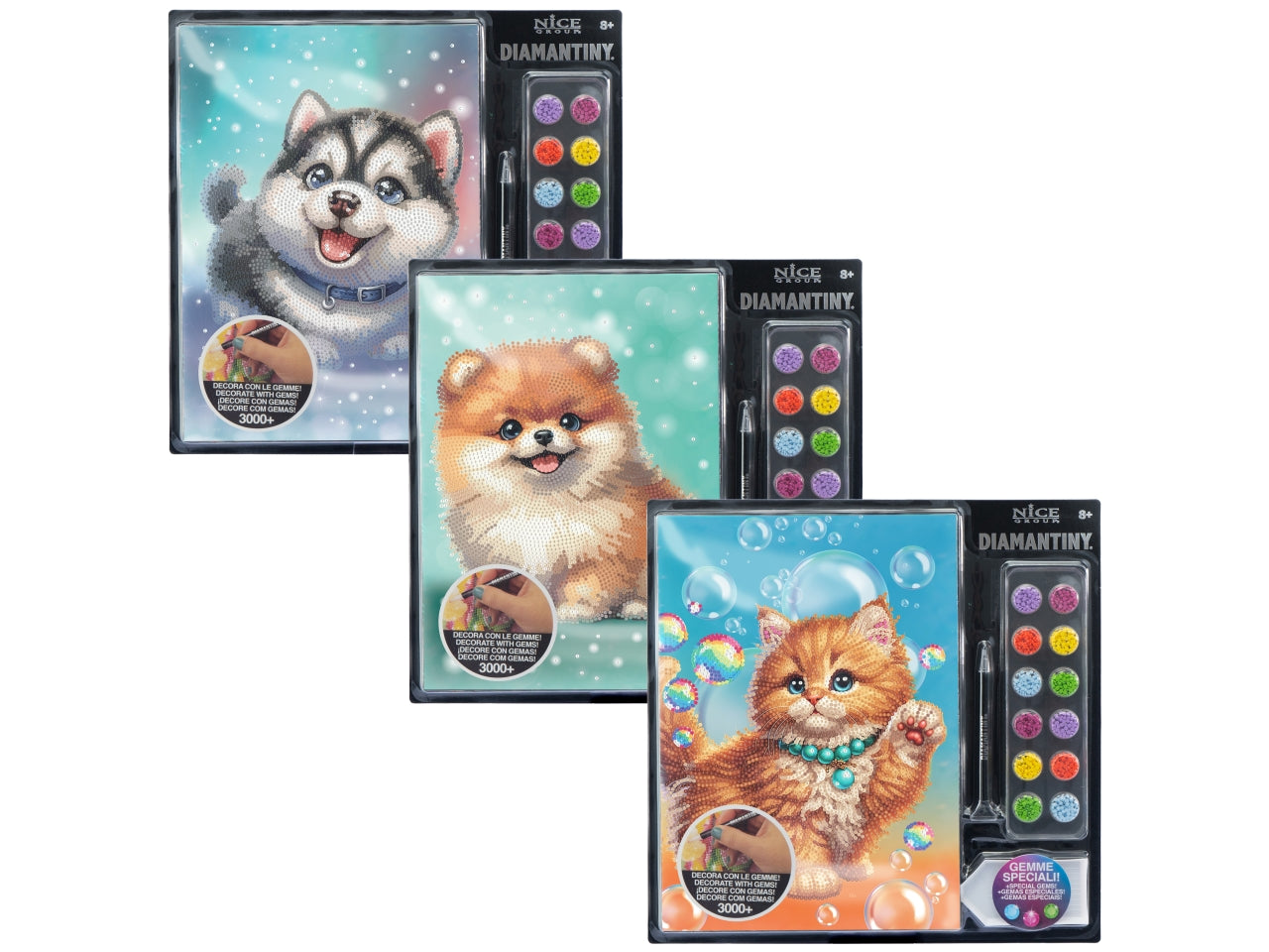 Diamantiny level up animali assortiti