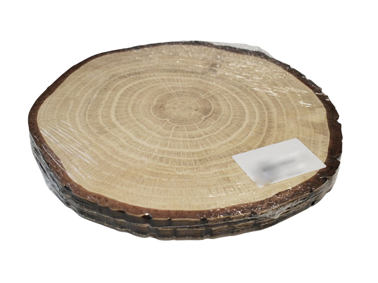 Tronchetto legno 23cm in confezione da 2 pezzi legno chiaro