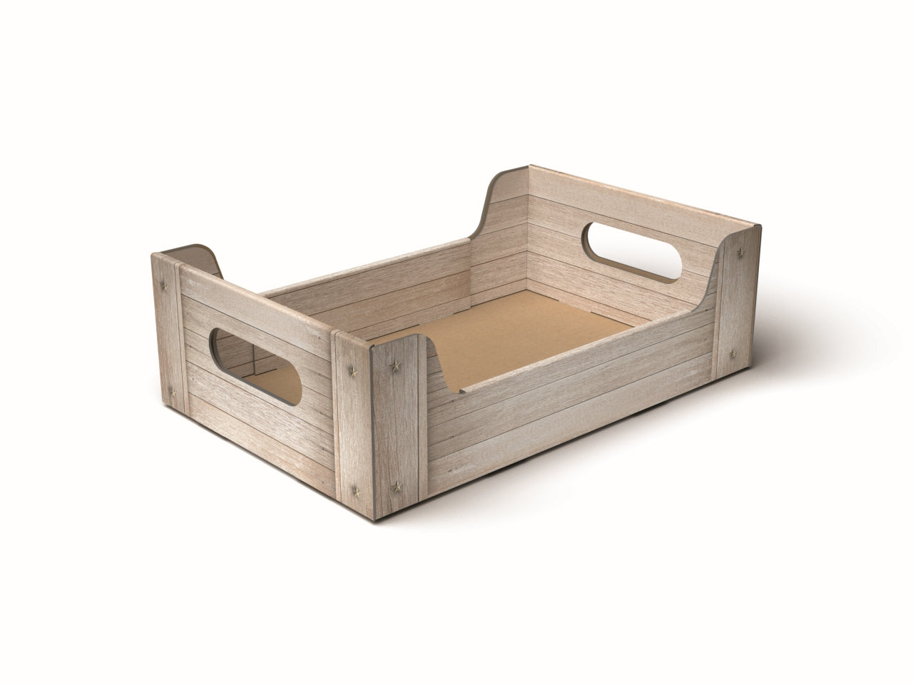 Cassetta piccola shabby wood 30x20x9cm