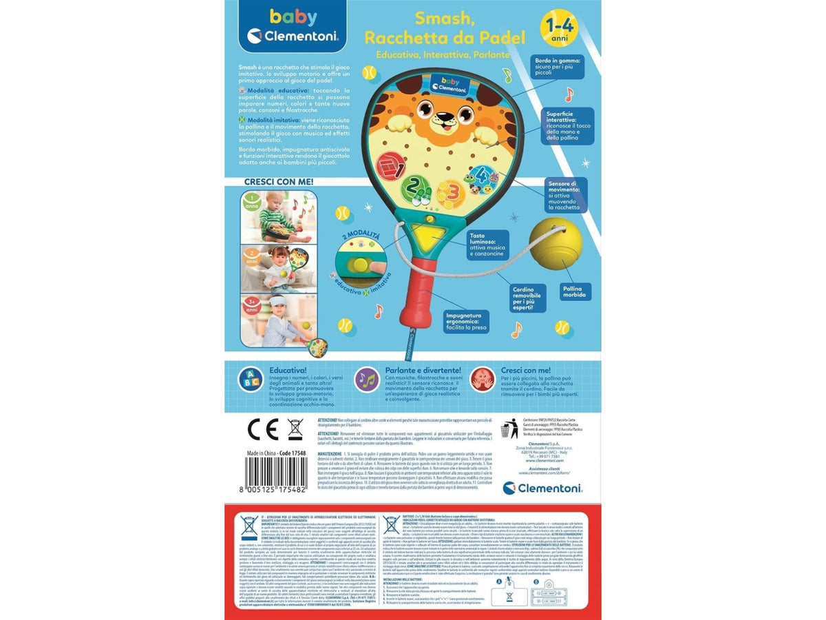 Baby Clementoni Baby padel parlante