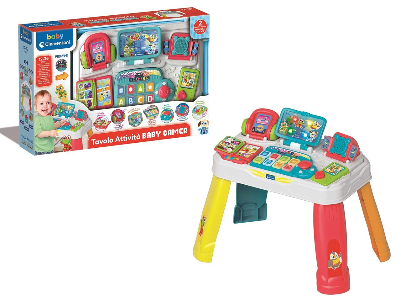 Baby Clementoni tavolo attivitÃ  baby gamer