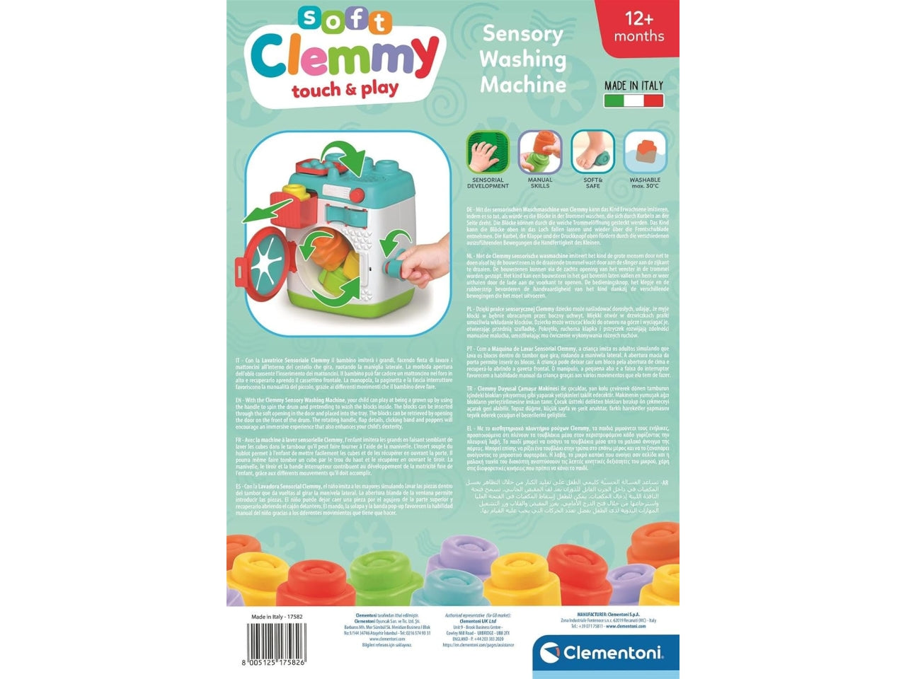 Clemmy Sensory lavatrice