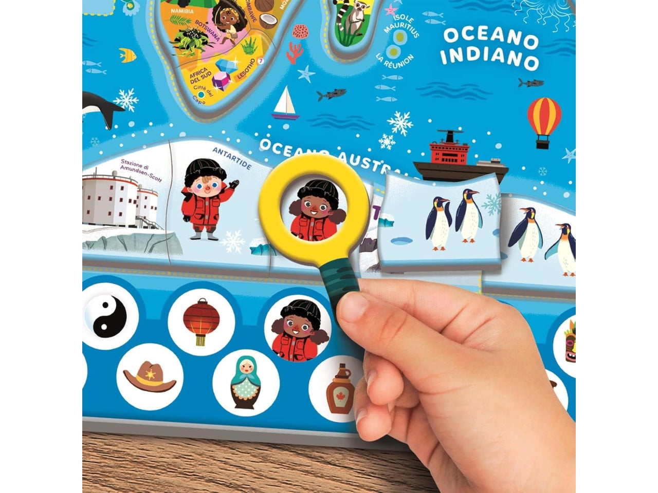 Sapientino Il mondo puzzle magnetico